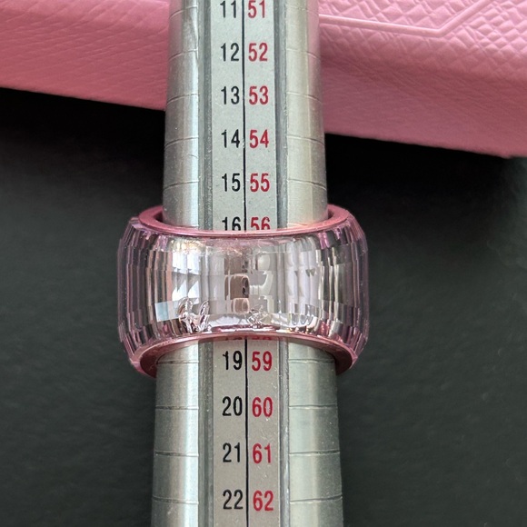 SWAROVSKI NEW Lucent - Anillo de cóctel para joyería, cristal azul, cristal rosa - Picture 6 of 13